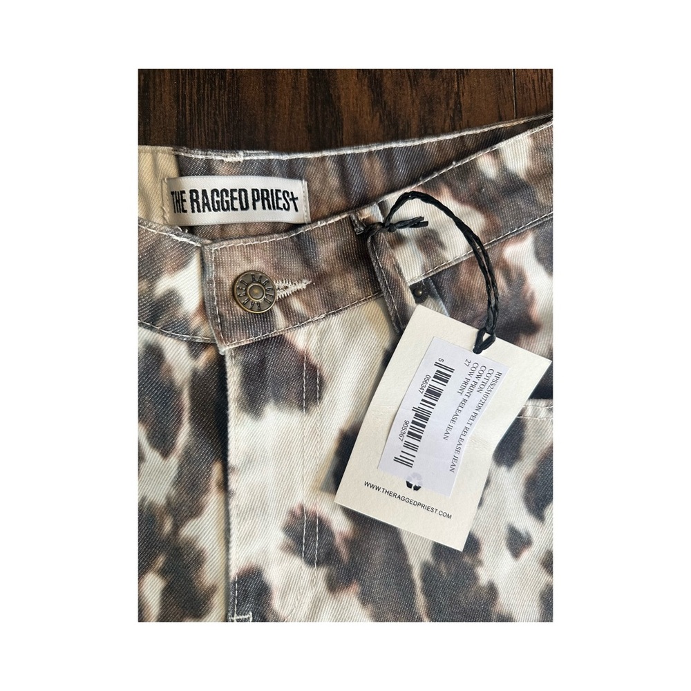 The Ragged Priest Cow Print Jeans - Picture 3 of 5